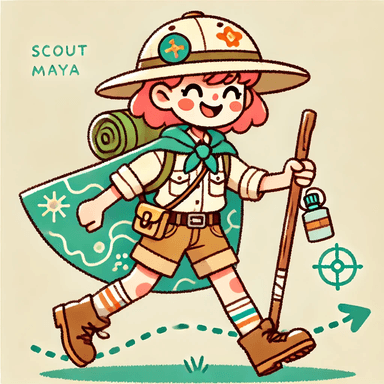 Scout Maya illustration