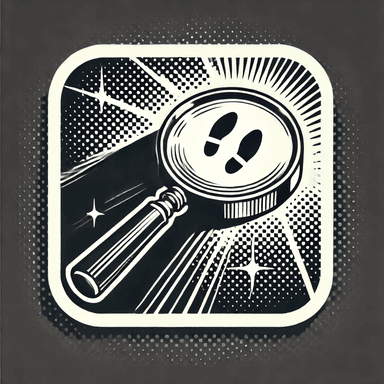 Detective genre illustration