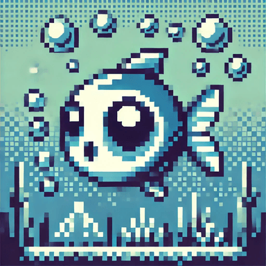 Underwater genre illustration